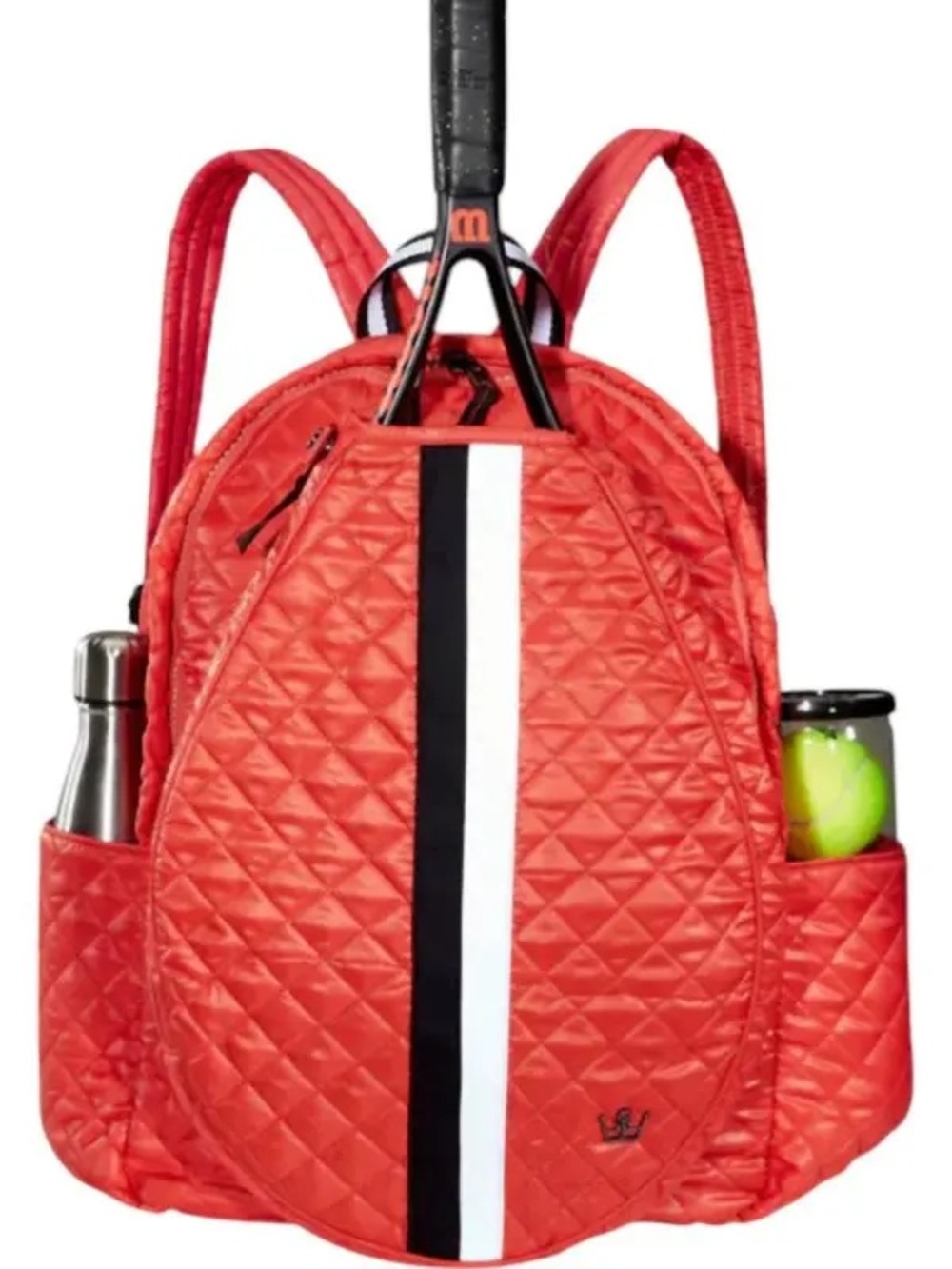 Oliver Thomas 24+7 Tennis Backpack Quilted. Red